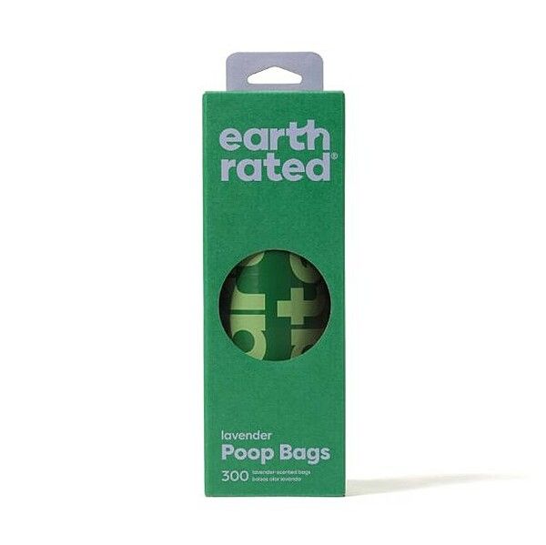 Earth Rated Poop Bags Scented Refill Bags Lavender | 1 Roll - 300 Bags