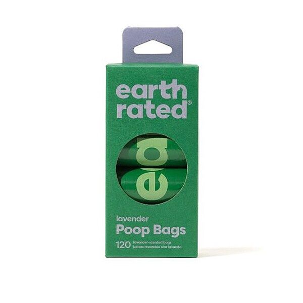 Earth Rated Poop Bag Refills Lavender | 8 Rolls 120 Bags