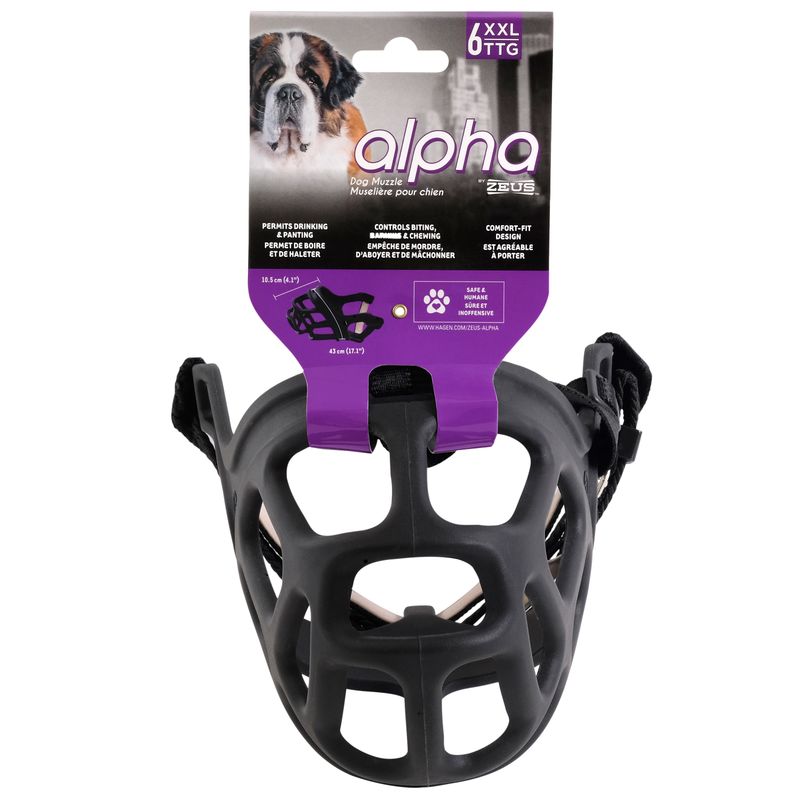 Alpha by Zeus Dog Muzzle - Size 6 - XX-Large
