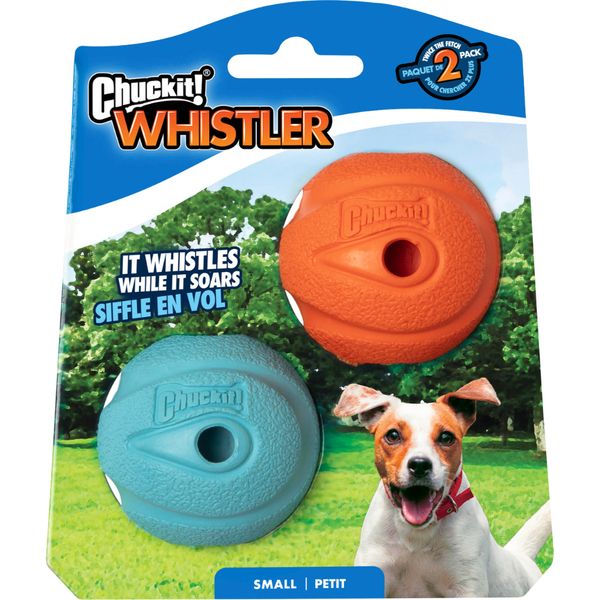 CHUCK IT! The Whistle Ball Small 2PK