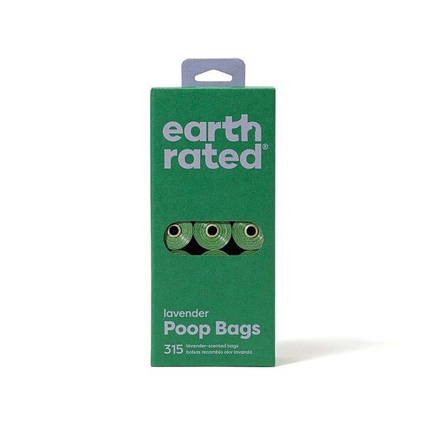 Earth Rated Scented Refill Bags Lavender|21 Rolls 315 Bags