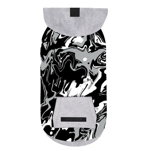 Canada Pooch Whatever The Weather Hoodie Glow Marble Size 20