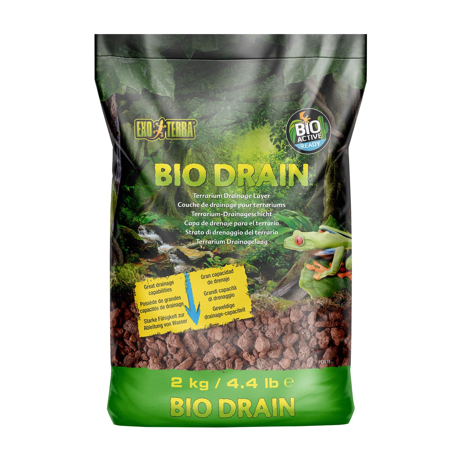 Exo Terra BioDrain Terrarium Substrate - 2 kg