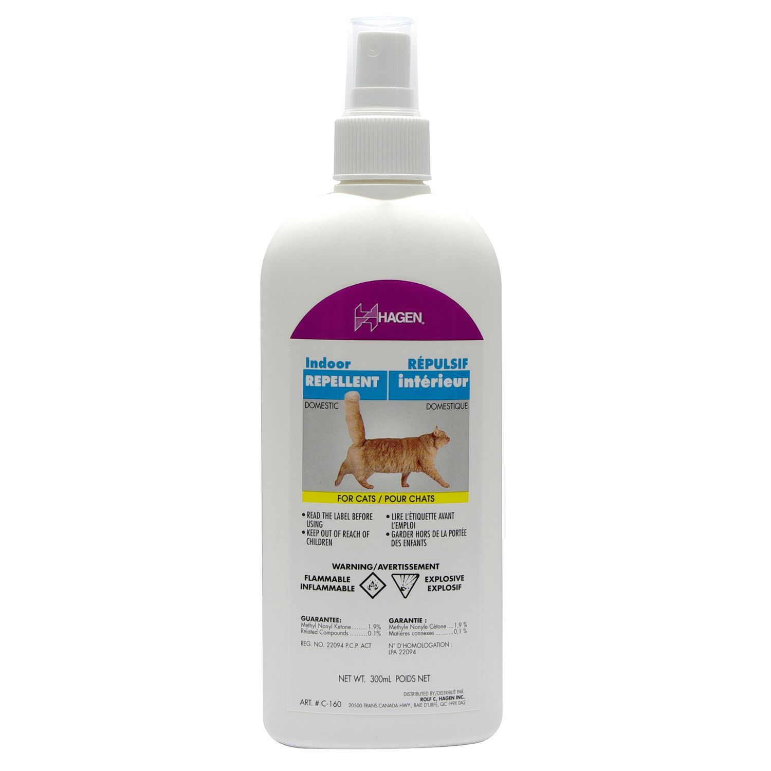 Hagen Non-Aerosol Indoor Cat Repellent - 300 ml