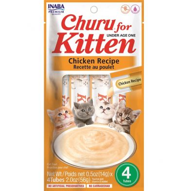 Inaba Churu Kitten Chicken Recipe 4pk | 2oz
