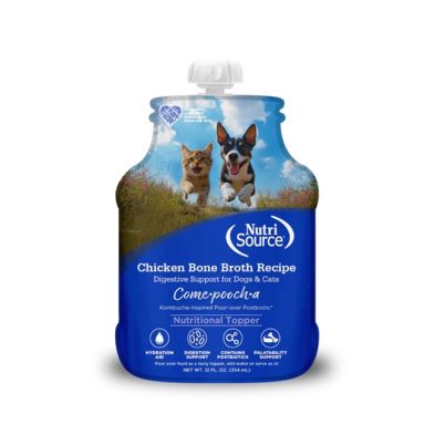 NutriSource Dog Come-Pooch-A Chicken Bone Broth 12 oz