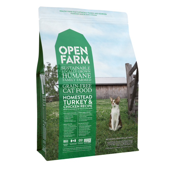 Open Farm Cat Homestead Turkey &amp; Chicken 4 lb