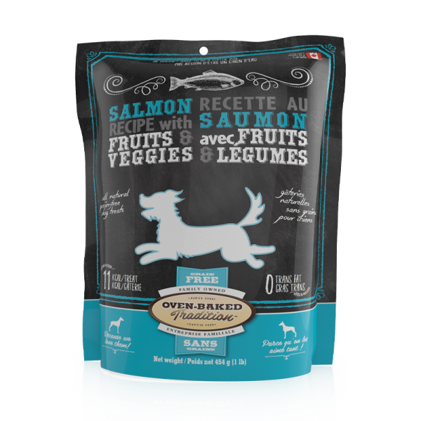 Oven-Baked Tradition Dog GF Treats Salmon 16 oz