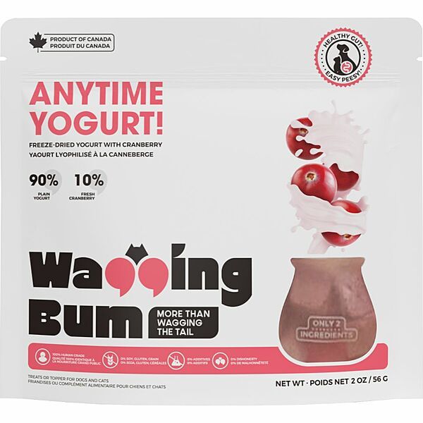 WaggingBum Freeze Dried Yogurt with Cranberry 56g