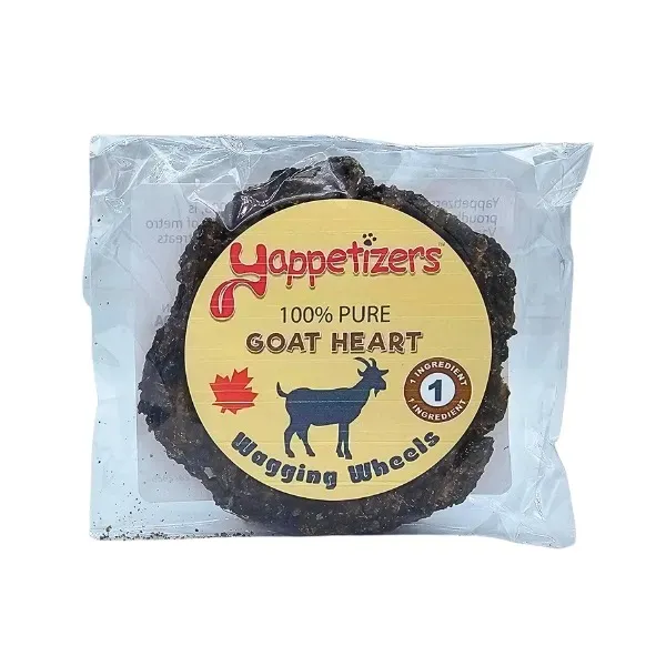 Yappetizers Wagging Wheels Goat Heart
