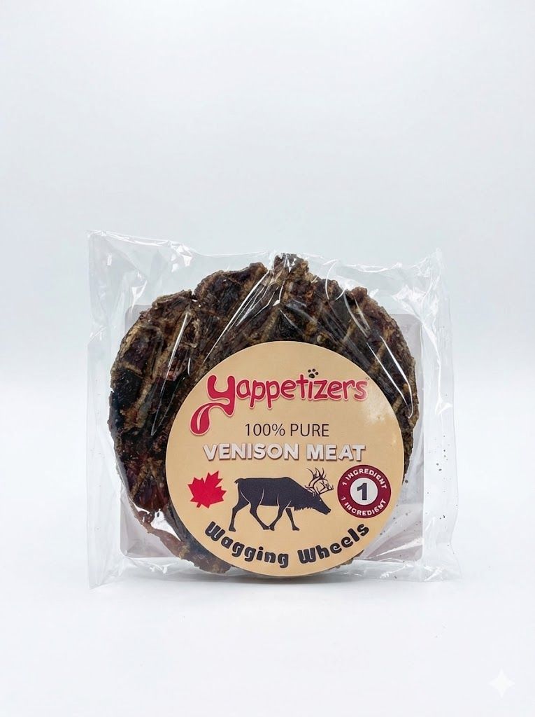 Yappetizers Wagging Wheels Venison Meat