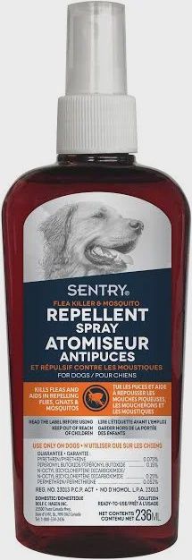 Sentry Flea Killer &amp; Mosquito Repellent for Dogs, 236 ml