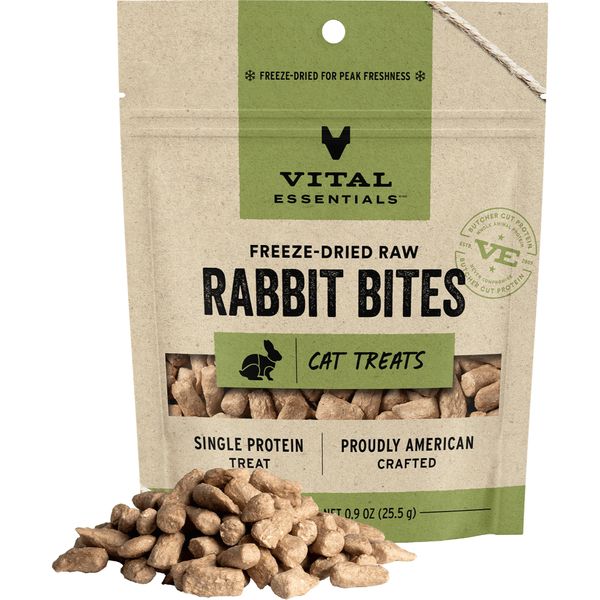 Vital Essentials -Cat GF Freeze-Dried Rabbit Bite 0.9 oz