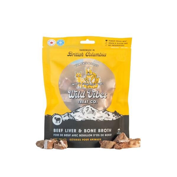Wild Vibes Beef Liver &amp; Bone Broth-80g