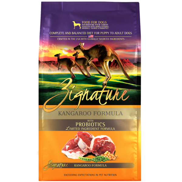 Zignature Dog LID Kangaroo 4 LB