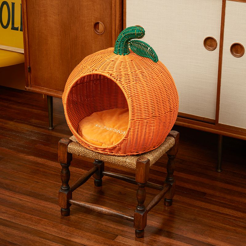 Vetreska Tangerine rattan Bed