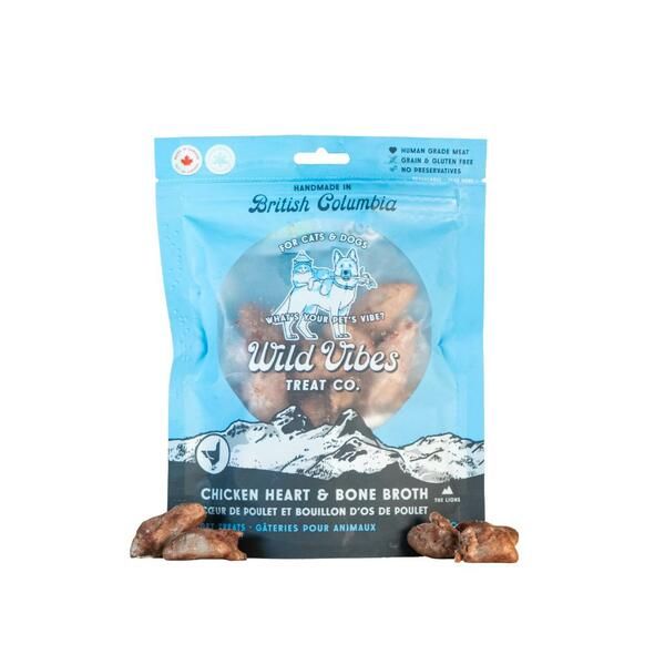 Wild Vibes Chicken Heart &amp; Bone Broth-68g