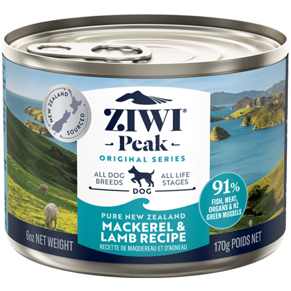 ZIWI Peak Dog Mackerel &amp; Lamb 170g