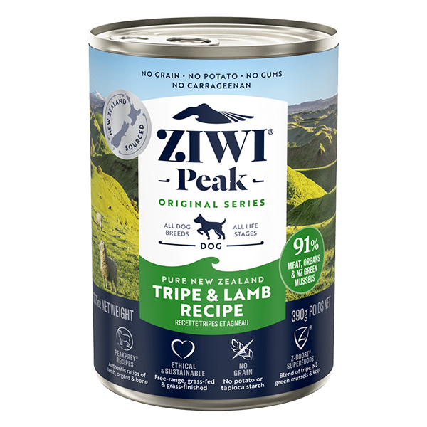 ZIWI Peak Dog Tripe &amp; Lamb 390g