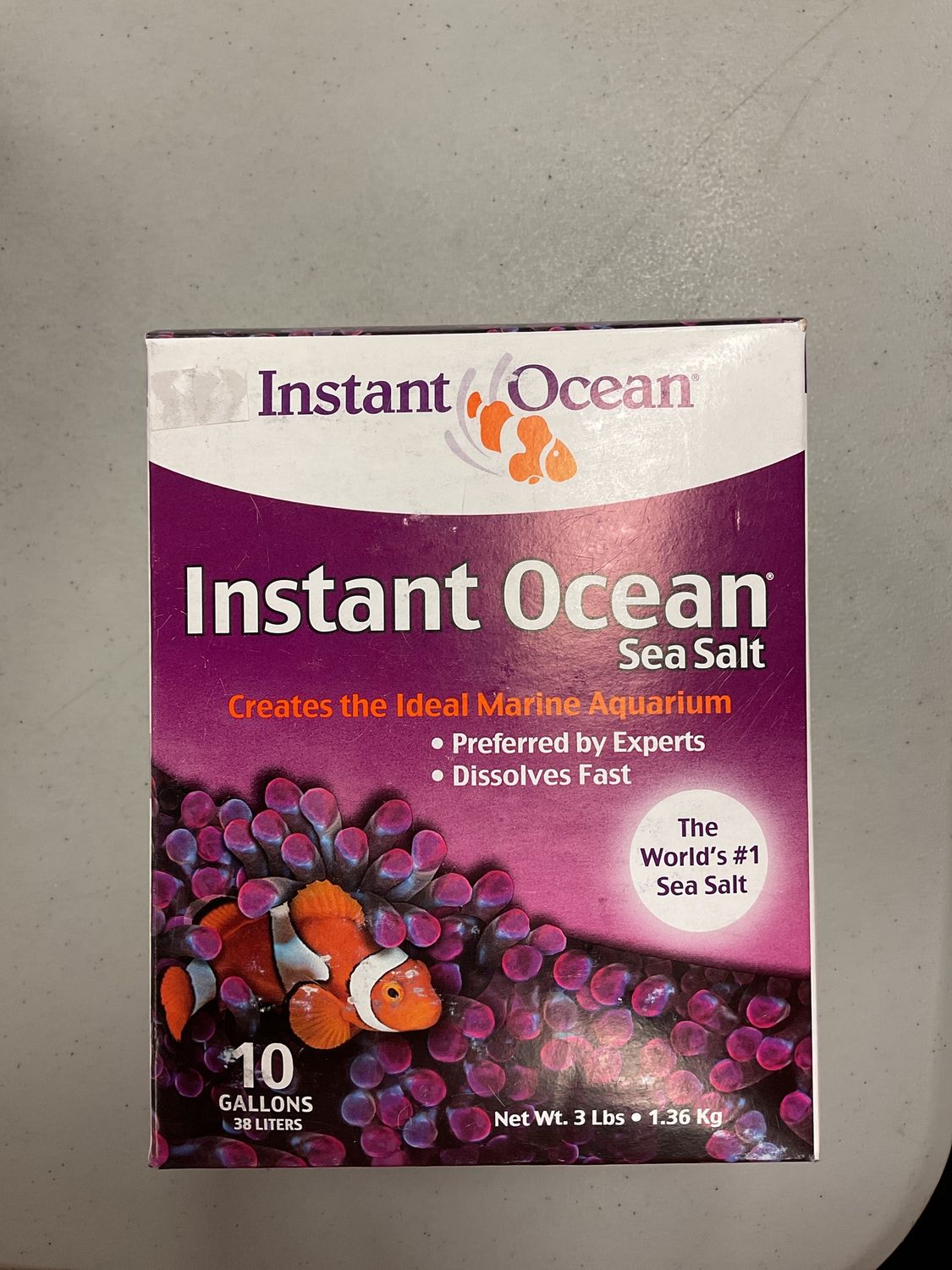 Instant Ocean Sea Salt, Size: 10 gal