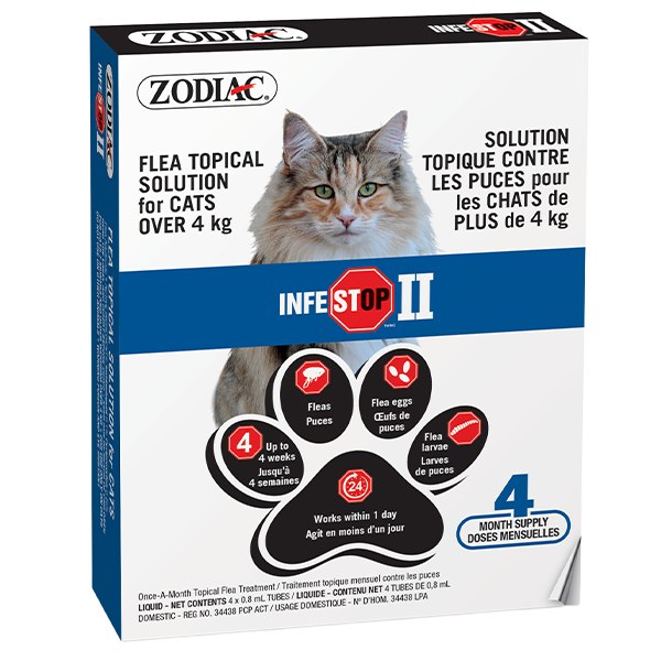 Zodiac Infestop II Topical Cats over 4 kg