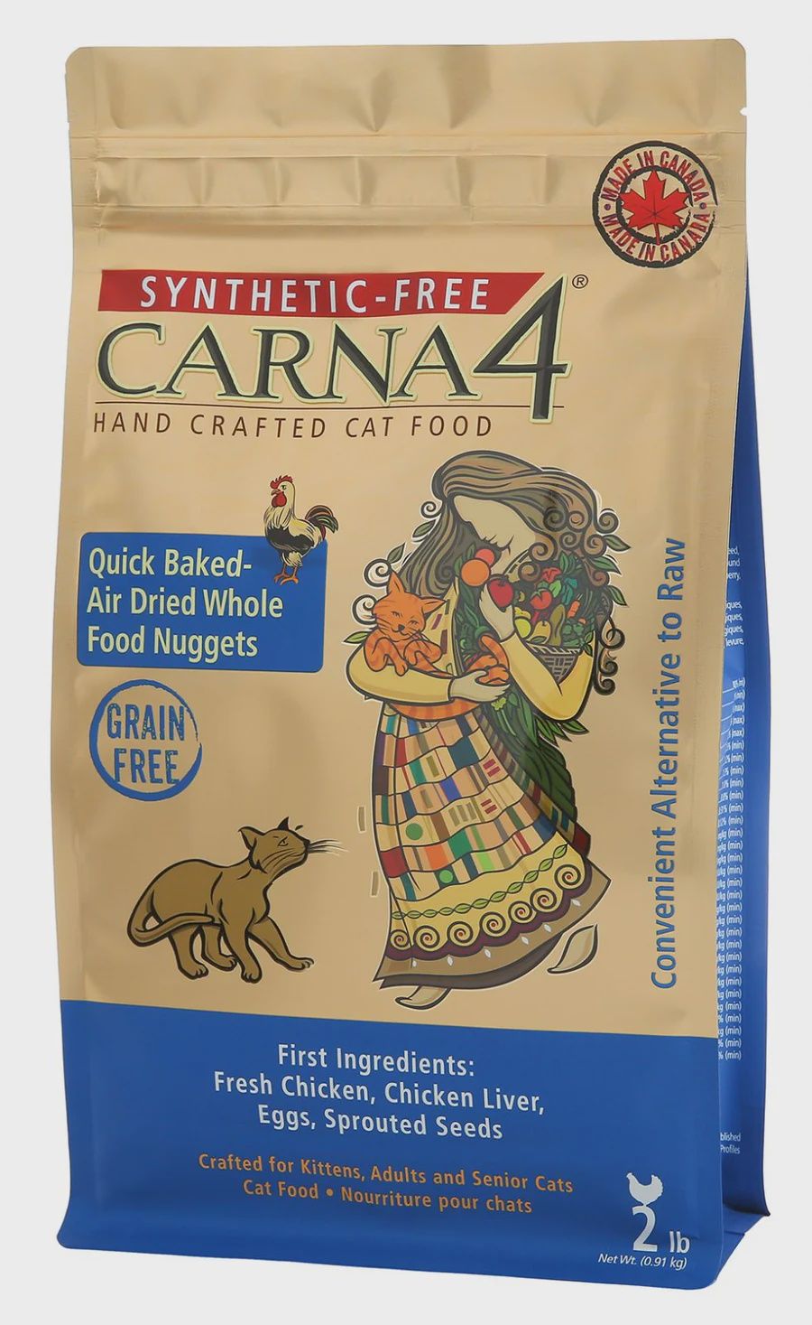 Carna4 - Cat - Chicken Formula, Size: 2 LB