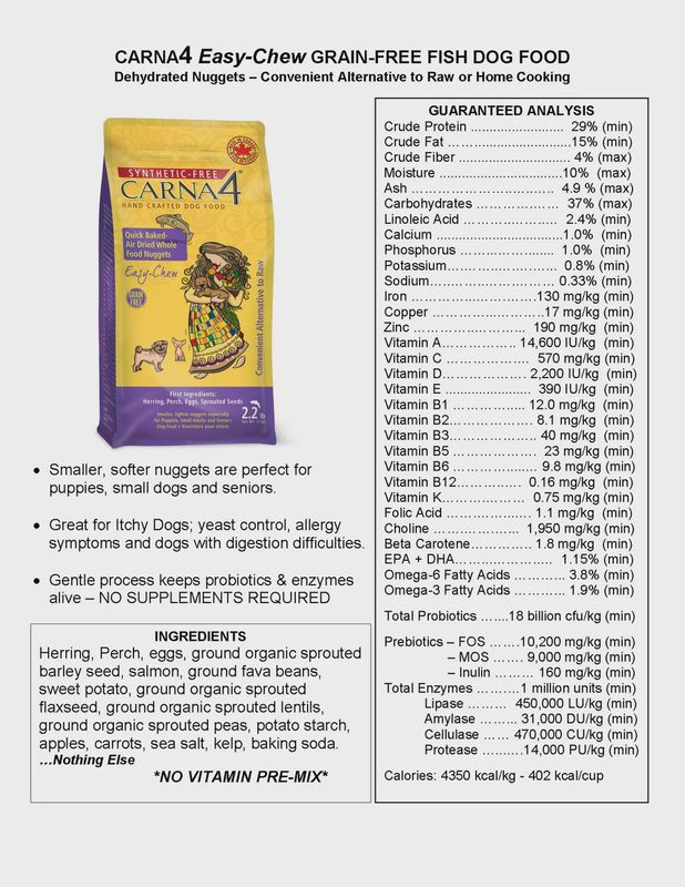 Carna4 - Dog - Fish Easy Chew Formula