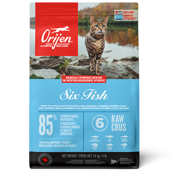 Orijen Six Fish Cat, Size: 1.8 kg