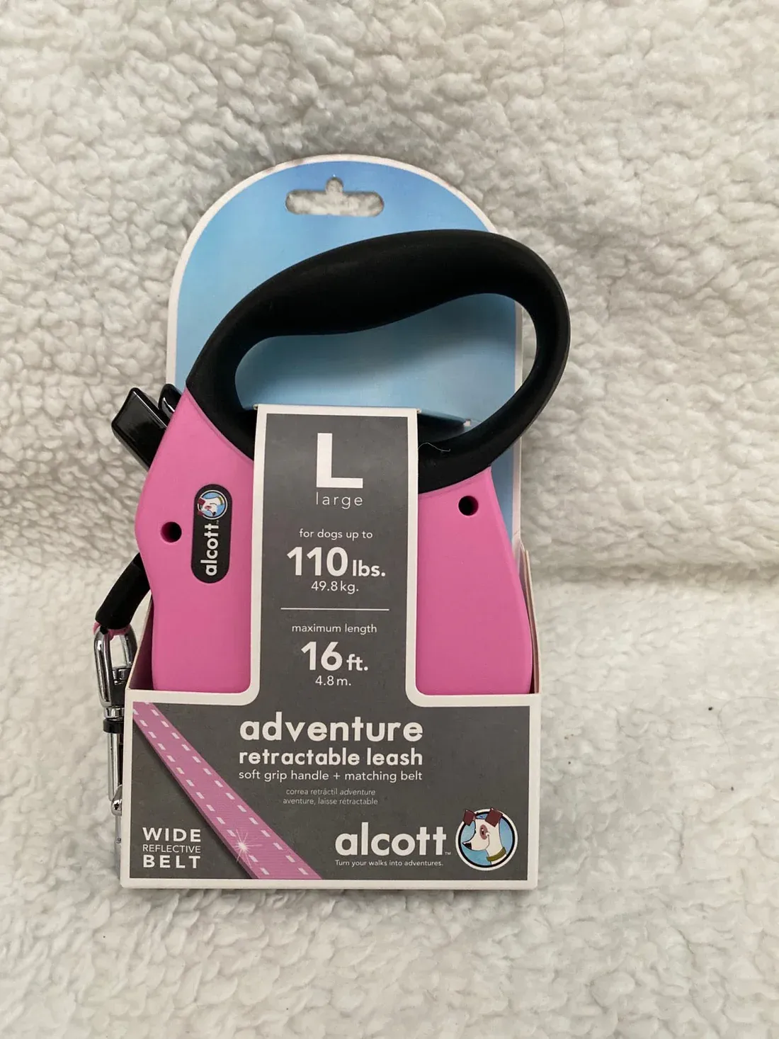 Alcott Adventure Retractable Leash Large