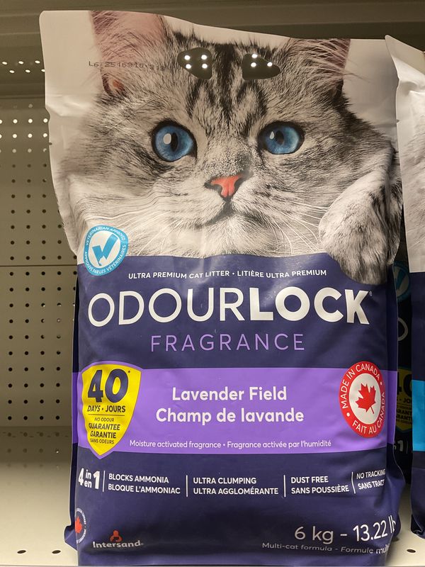 Intersand Odourlock MulticCat Litter- Lavender 6kg
