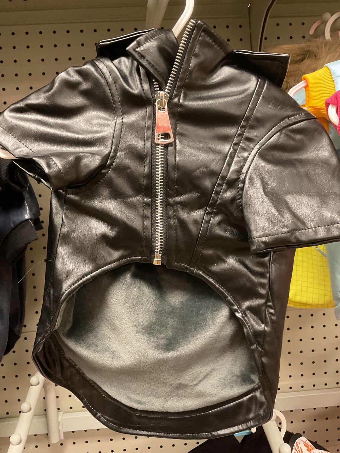 Dogin Leather Black Jacket, Size: Medium