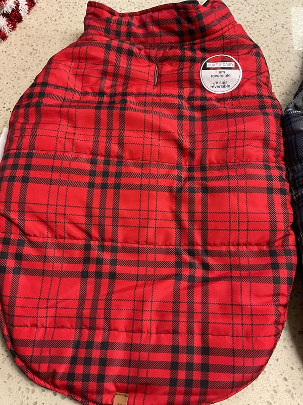 Duke &amp; Daisy Dog Winter Jacket/Raincoat - Reversible