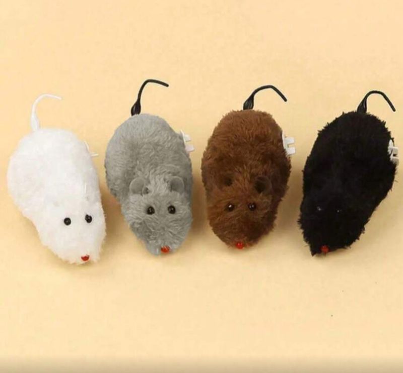 Fake Mouse Automatic Run - Cat/Dogs (black,pink,white,gray)