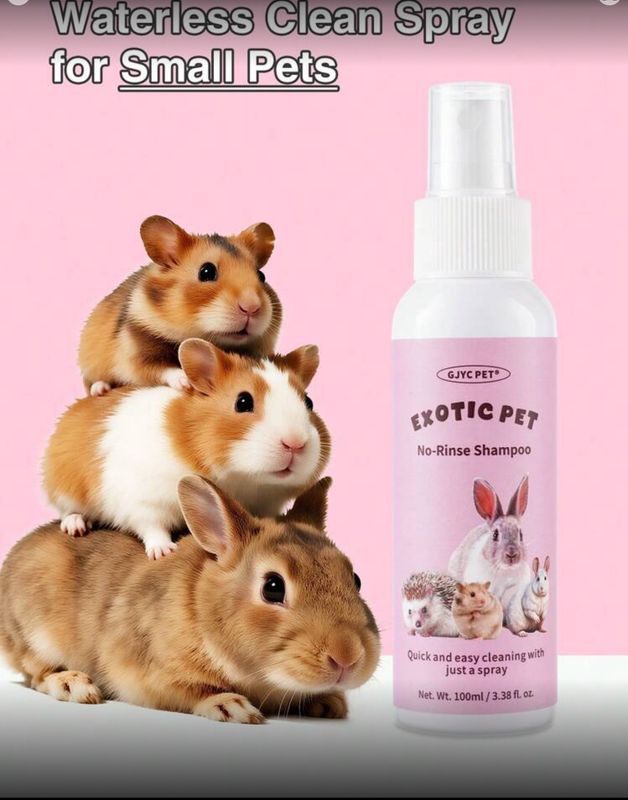 No Rinse Shampoo Spray- Small Pet Waterless Bath