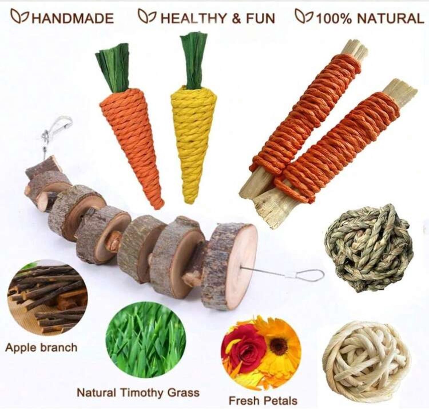 Small Animals Chew Toys Mix Pack