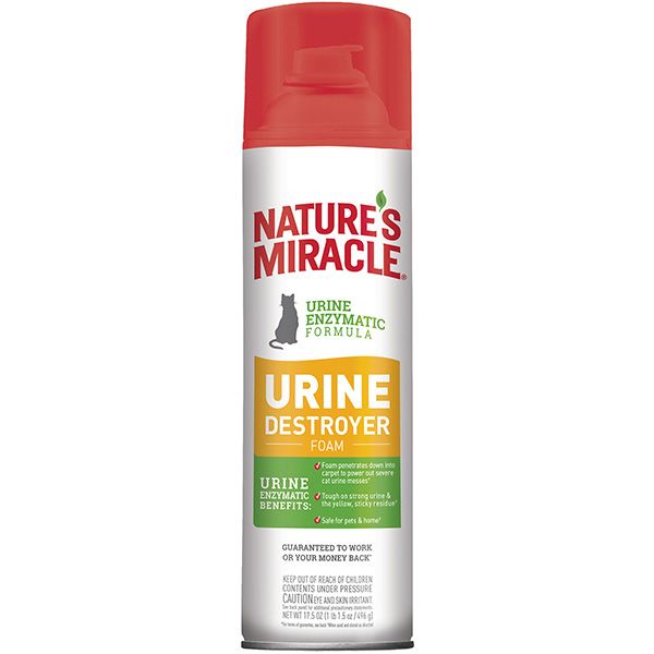 Nature's Miracle Cat Urine Destroyer Foam Aerosol 17.5 oz
