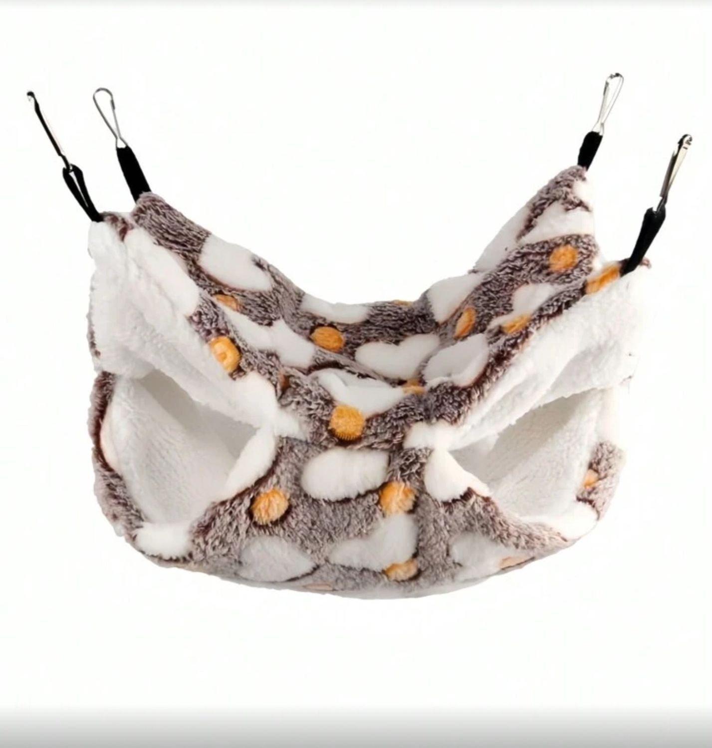 Small Animals Warm Hammock for multiple pets can live together-Brown, Size: Small