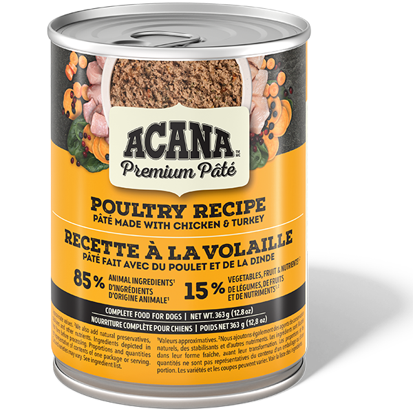 ACANA Dog Premium Pate Poultry 363g