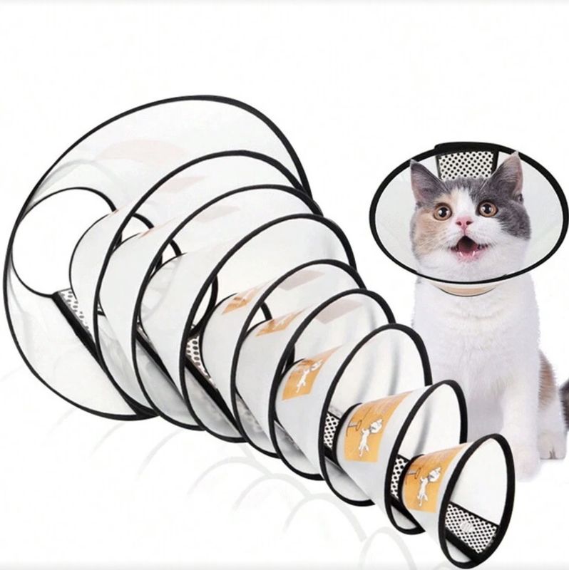 Pet Recovery / Surgery Cone - Transparent Head Cover