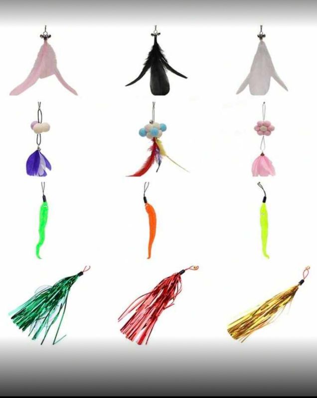 Cat Teaser 3 Ribbons Colourful Set