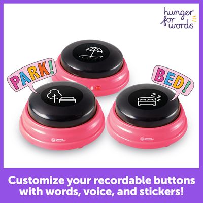 Hunger For Words Talking Pet Next Words - 3 Buttons Set