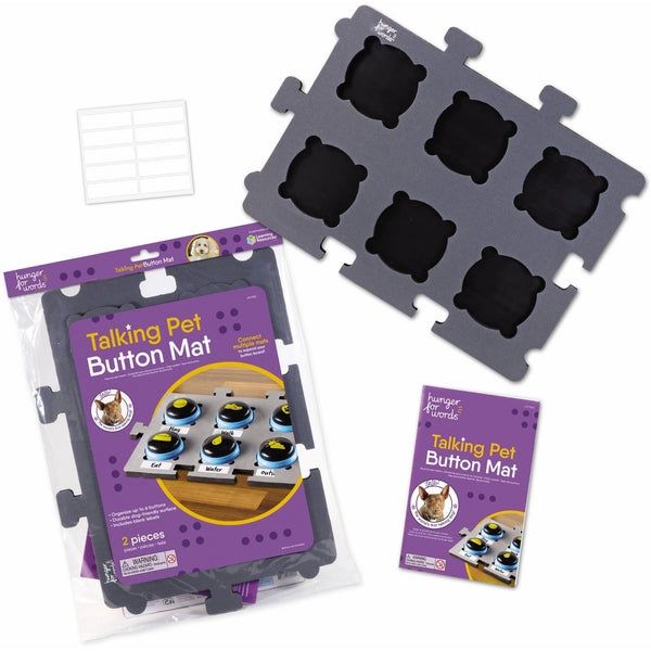 Hunger For Words Talking Pet Button Mat- Upto 6 Buttons