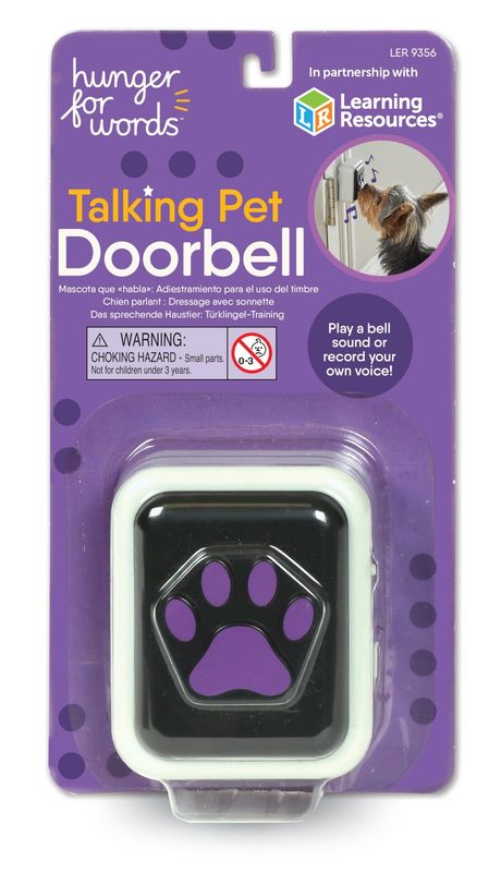 Hunger For Words Talking Doorbell 2 in 1- Bell Sound &amp; Record Own Voice