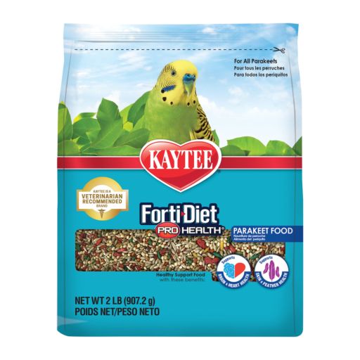 Kaytee Forti-Diet Pro Health Parakeet Bird Food Seed  2 LB