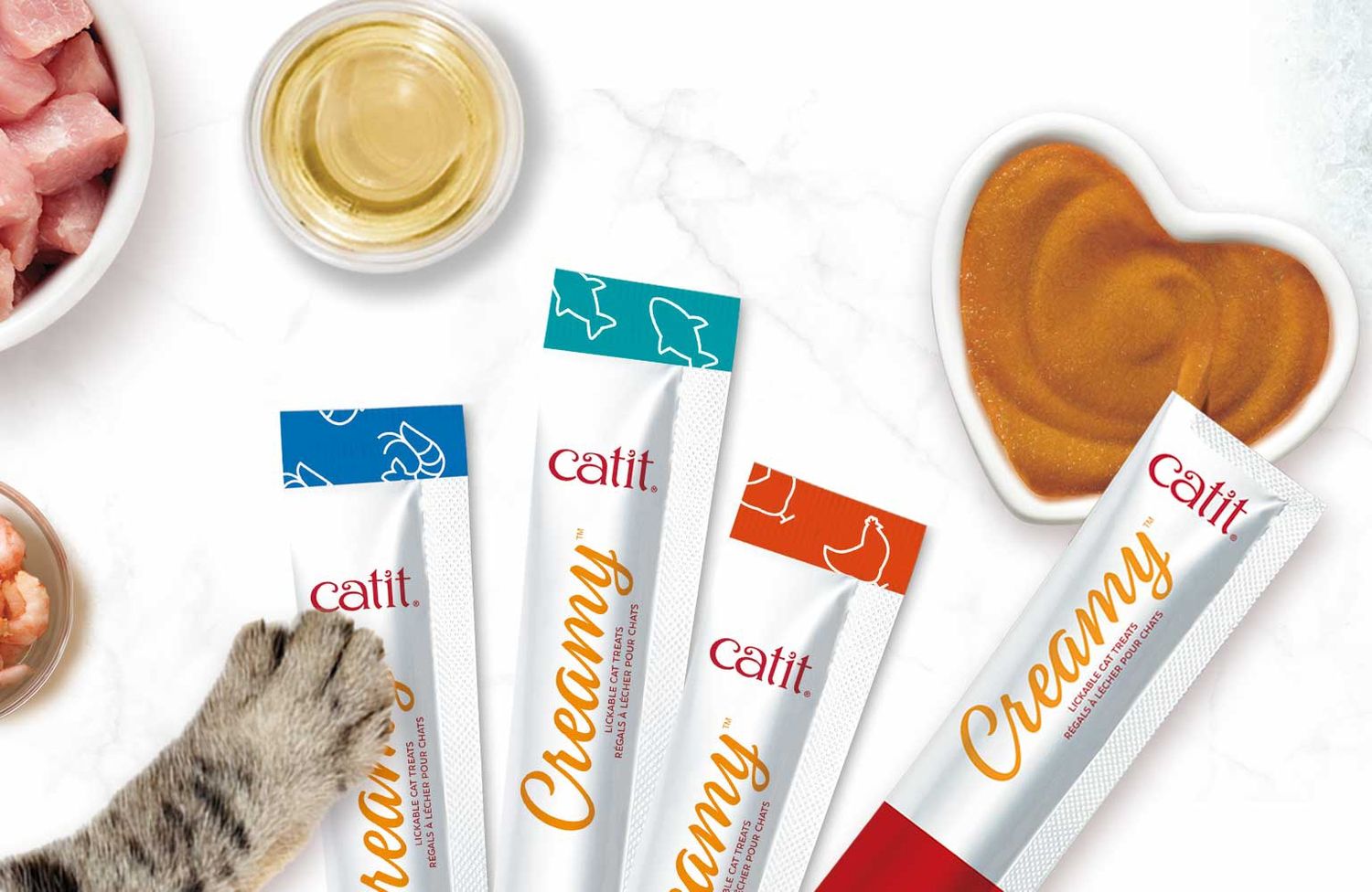 Catit Creamy Lickable Cat Treat