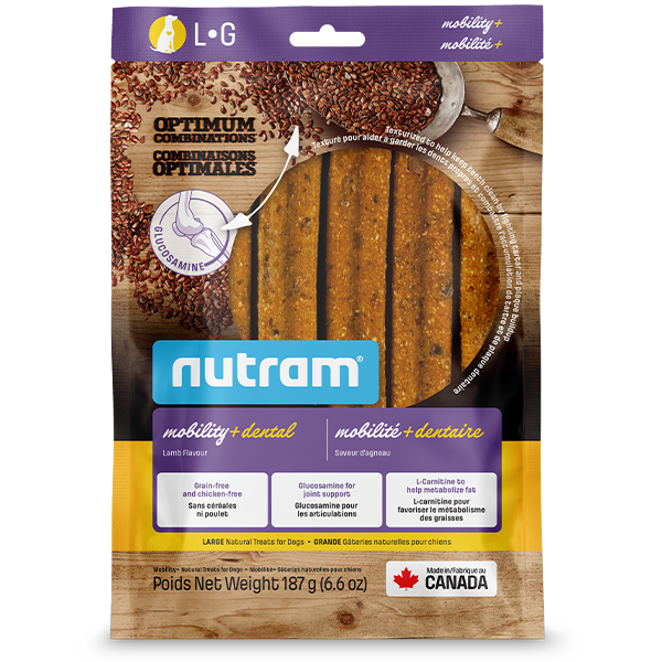 Nutram Dog Dental Chew Mobility+ Lamb Large 187g