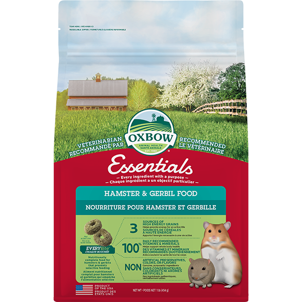 Oxbow Essentials Hamster &amp; Gerbil Food 1 lb