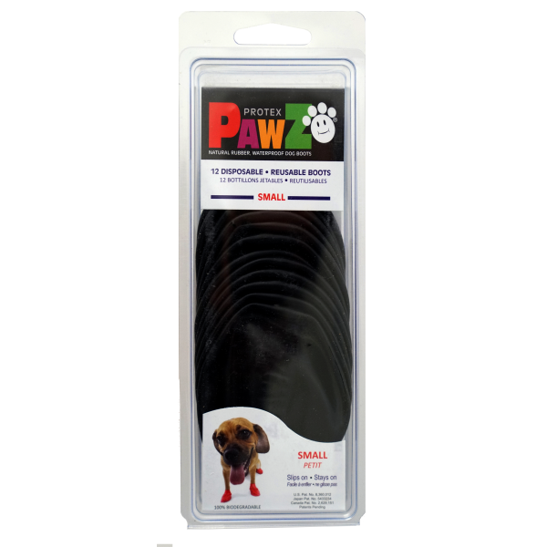 PawZ Rubber Dog Boots for Small Dogs 12pk | 2.5"