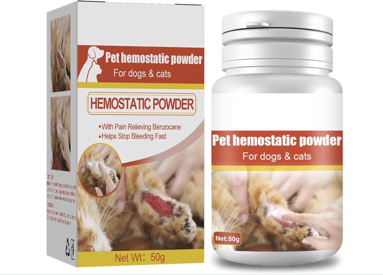 Pet Hemostatic Powder-Helps Stop Bleeding Fast