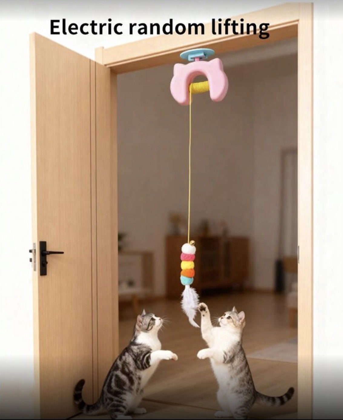 Automatic Cat Toy rechargeable - USB (Pink &amp; Blue)